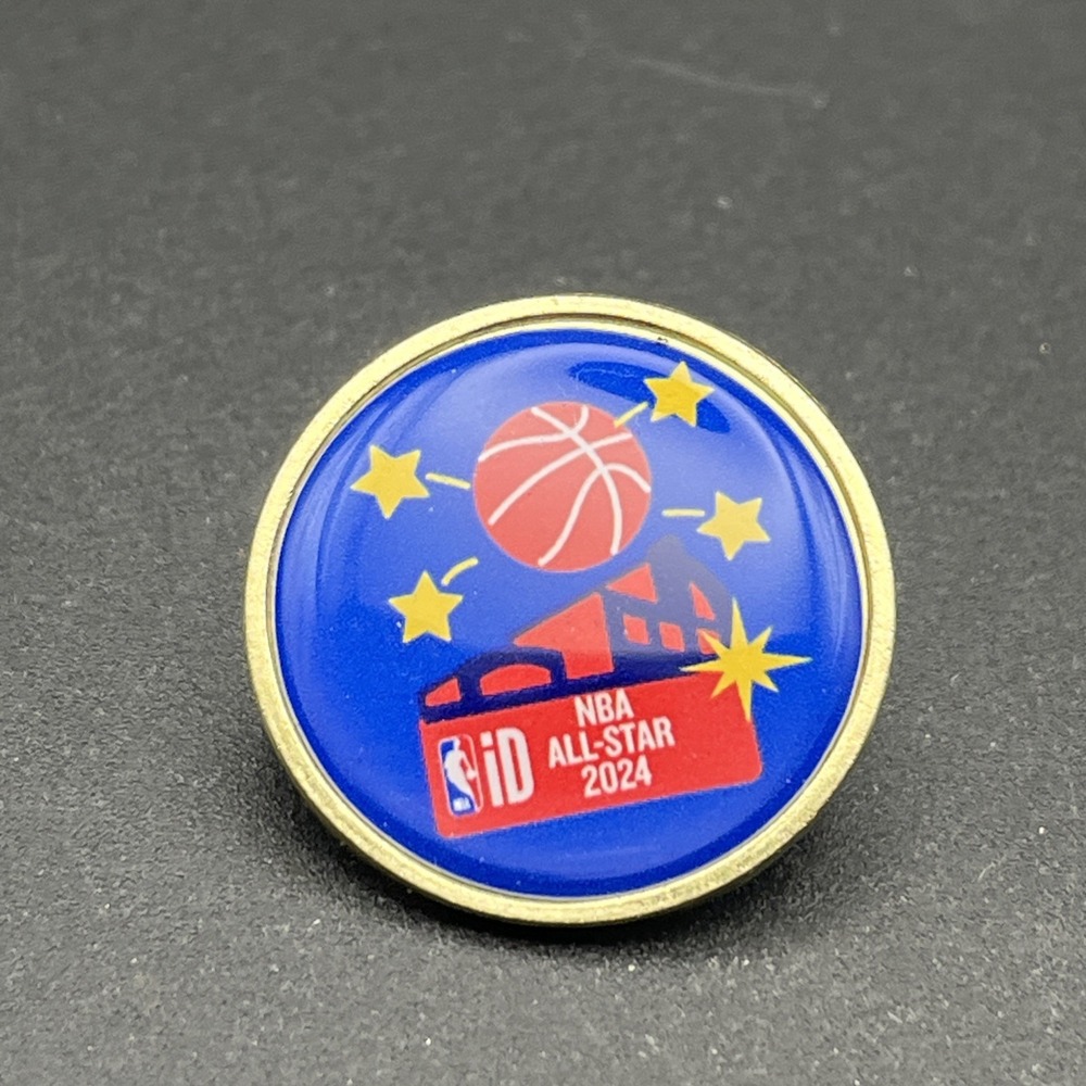 NBA All Star 2024 Basketball Lapel Hat Pin